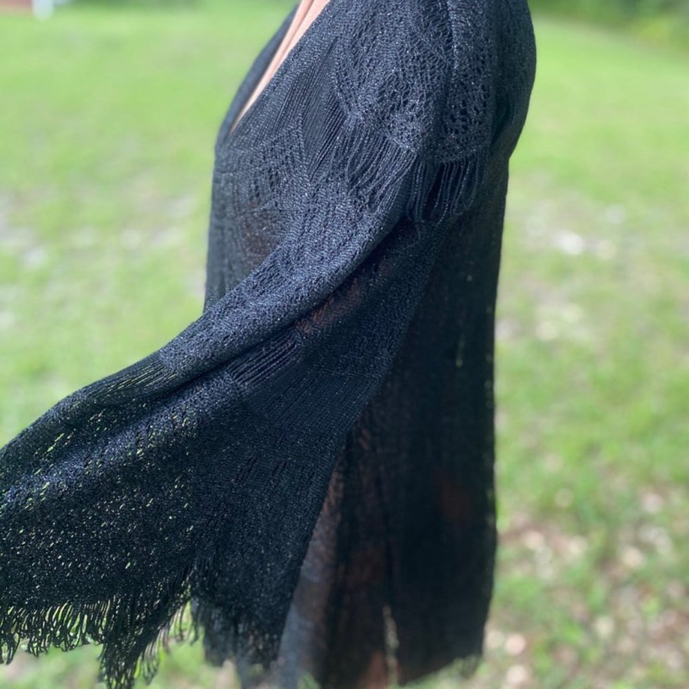 Vintage Damianou Fringed Dress and Jacket - Picture 11 of 13
